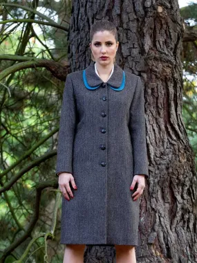 Organic Tweed Wool Coat