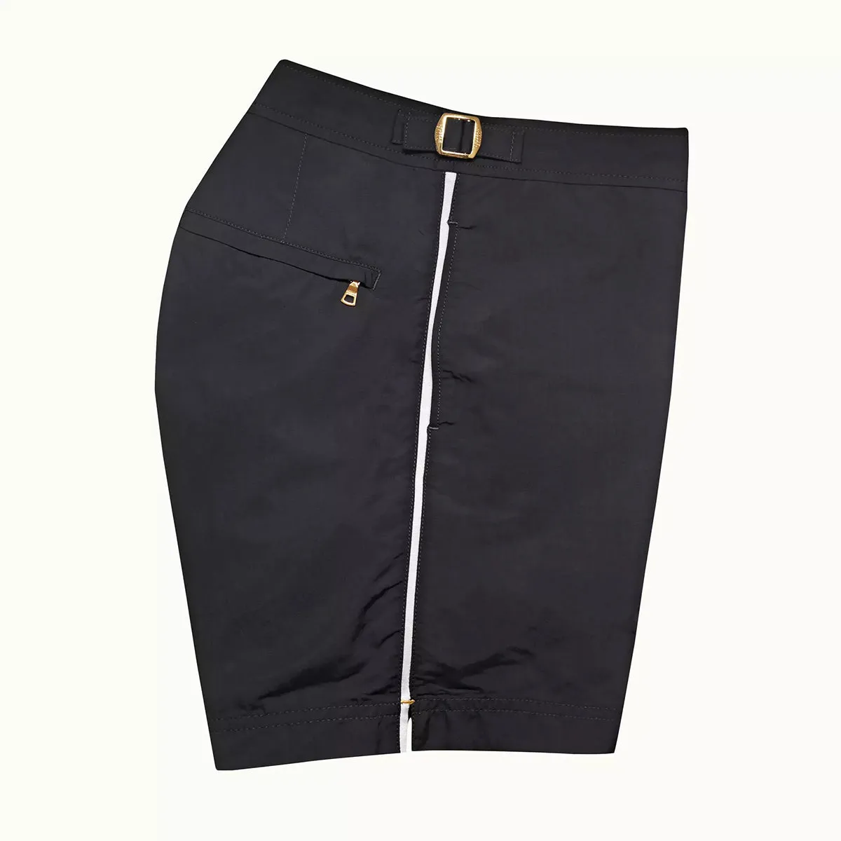 Orlebar Brown - Bulldog Tape Swim Shorts in Night Iris