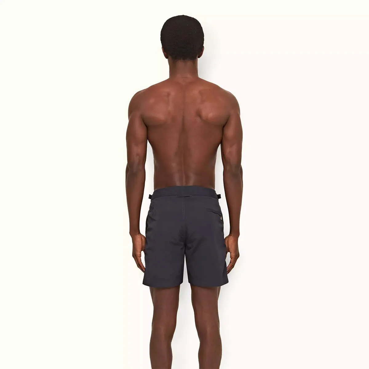 Orlebar Brown - Bulldog Tape Swim Shorts in Night Iris