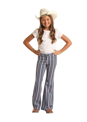 Panhandle Slim Kids Americana Button Flare Jeans