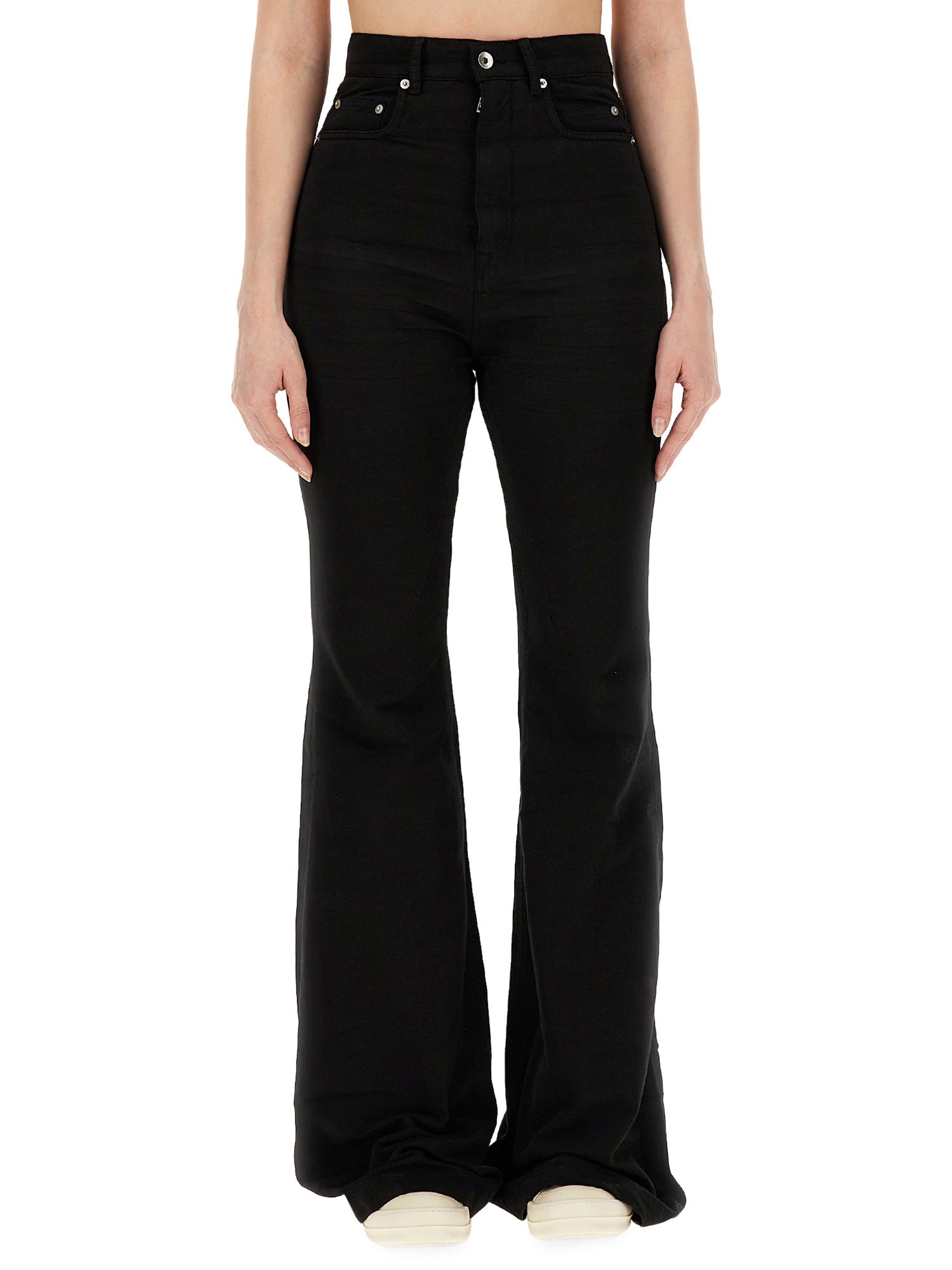 RICK OWENS DRKSHDW    BOLAN COTTON DENIM JEANS