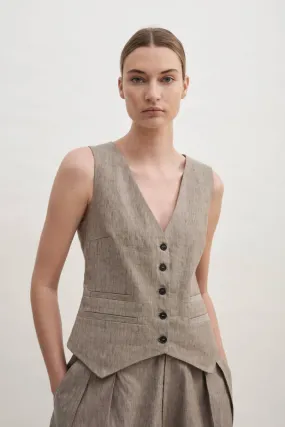 Rika Studios Fay Vest - Avoine