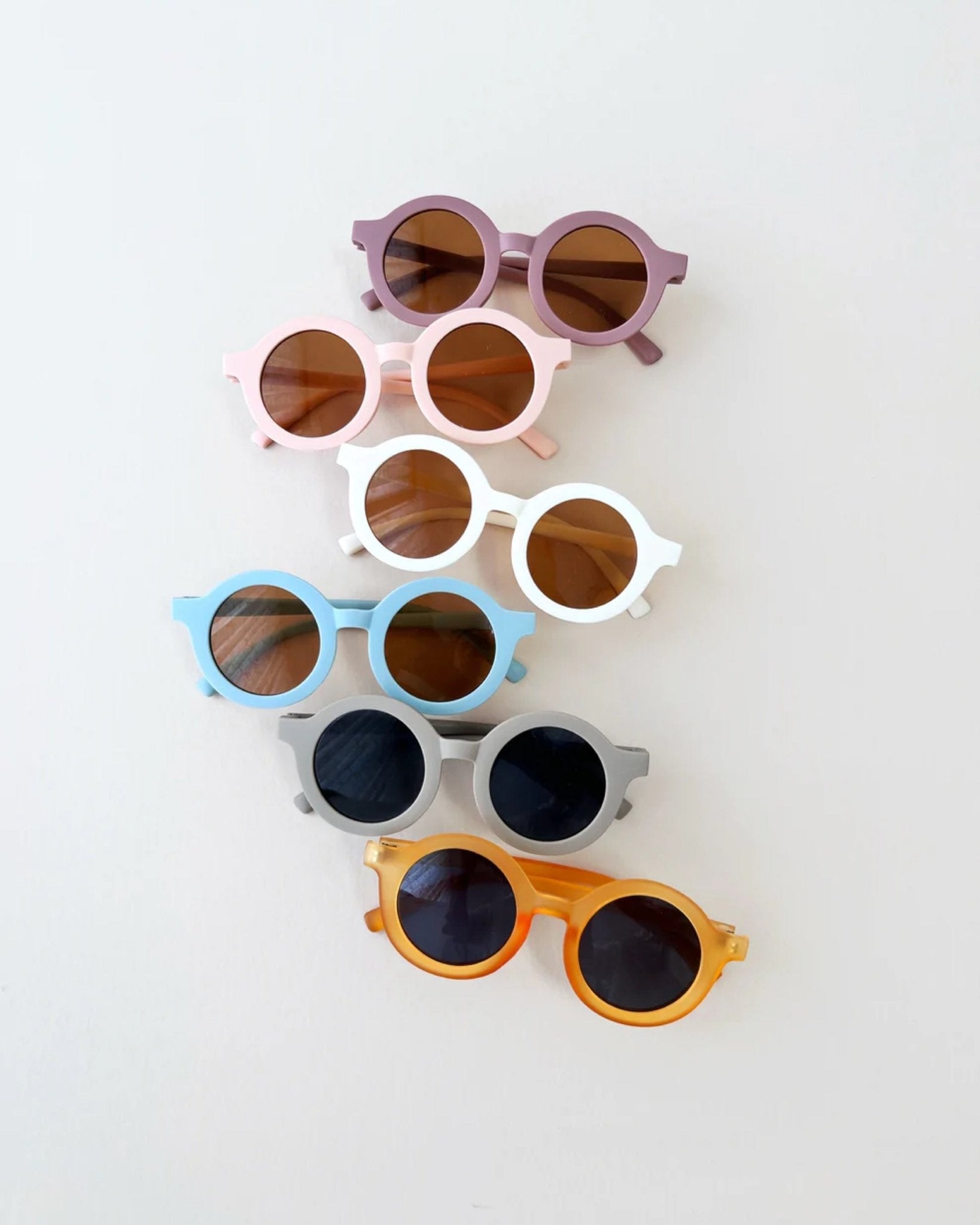 Round Sunglasses | Light Pink