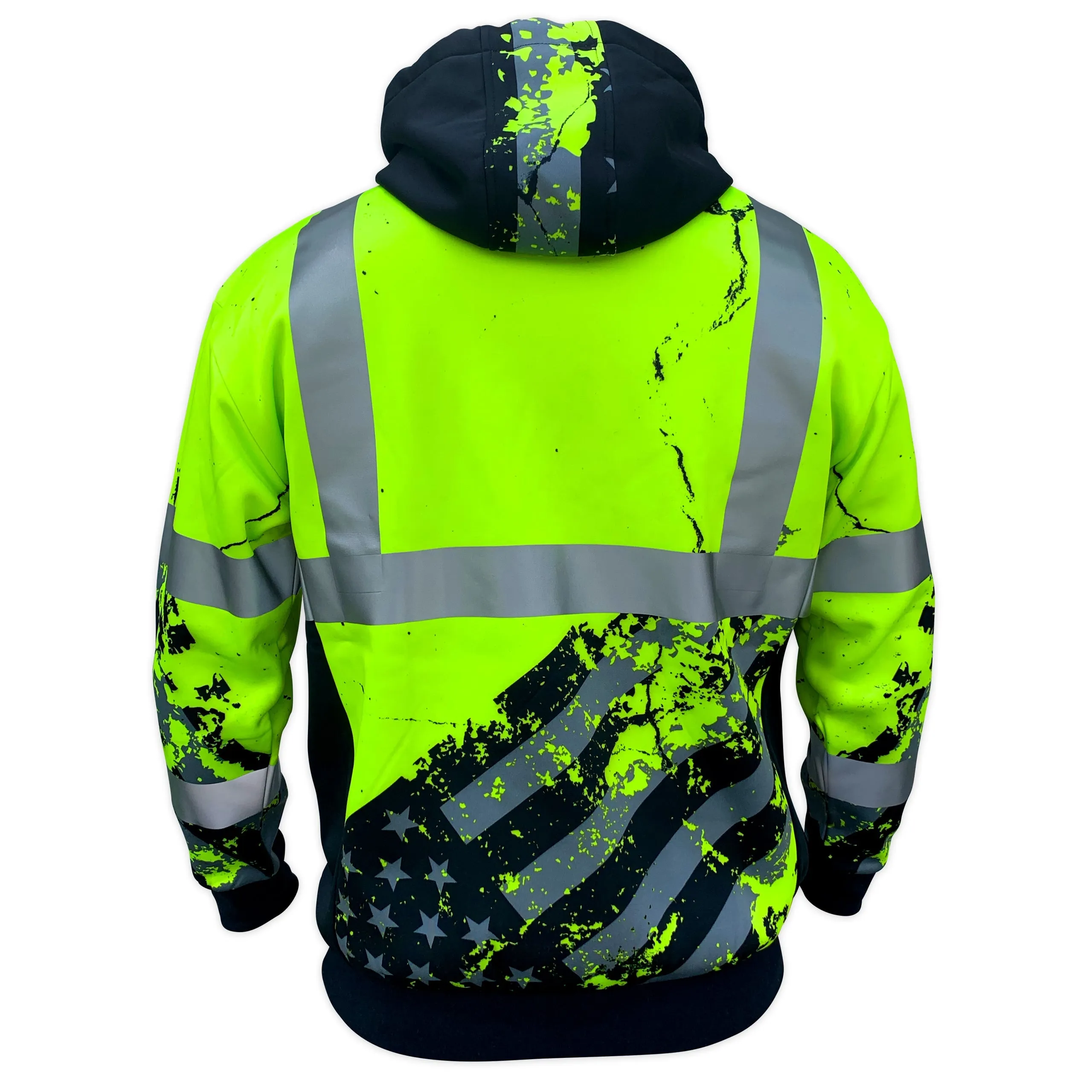 SafetyShirtz Men's SS360° American Grit Class 3 Safety Hoodie