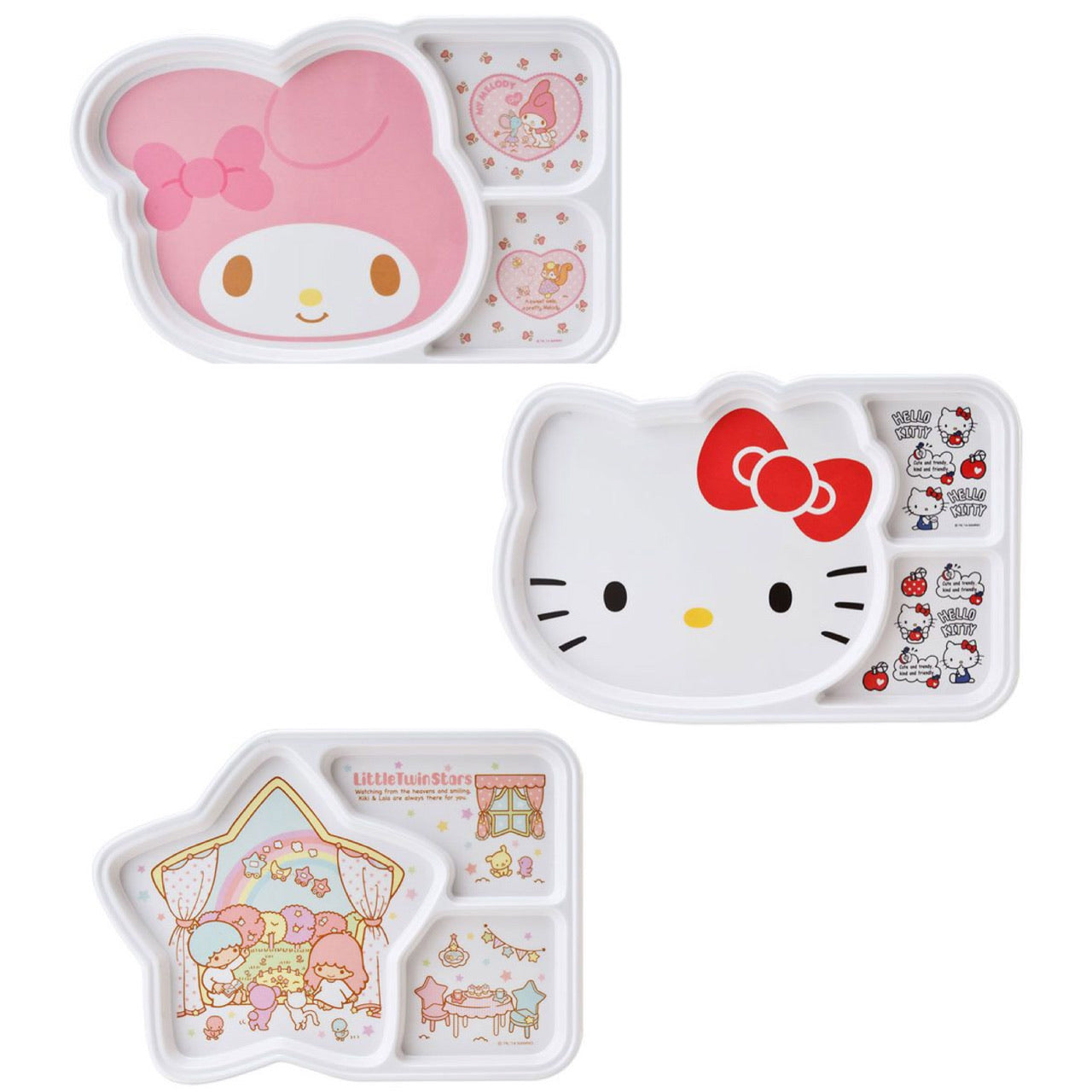 Sanrio my melody Hellokitty little twin star plate tray