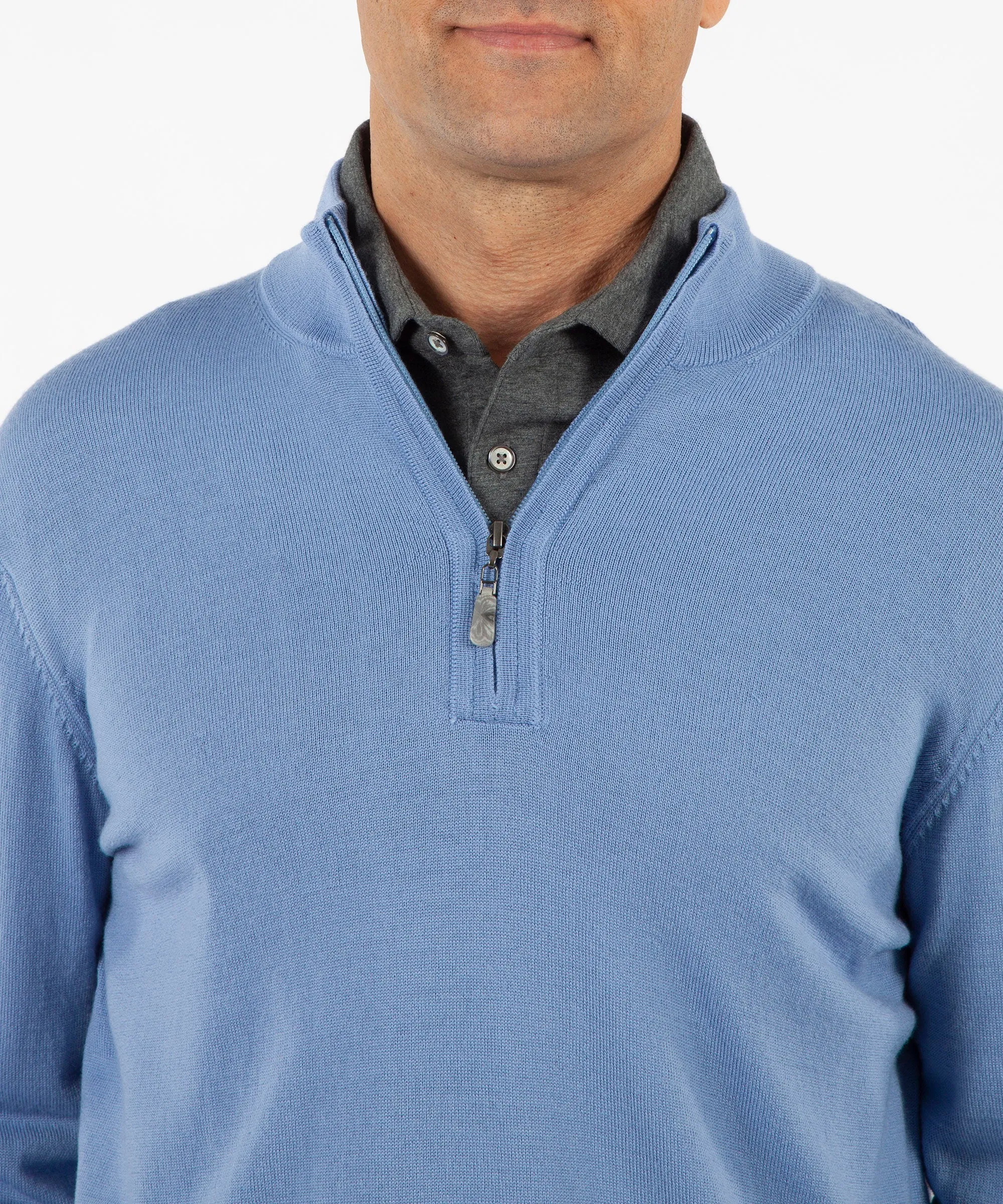 Signature 100% Merino Wool Quarter-Zip Sweater