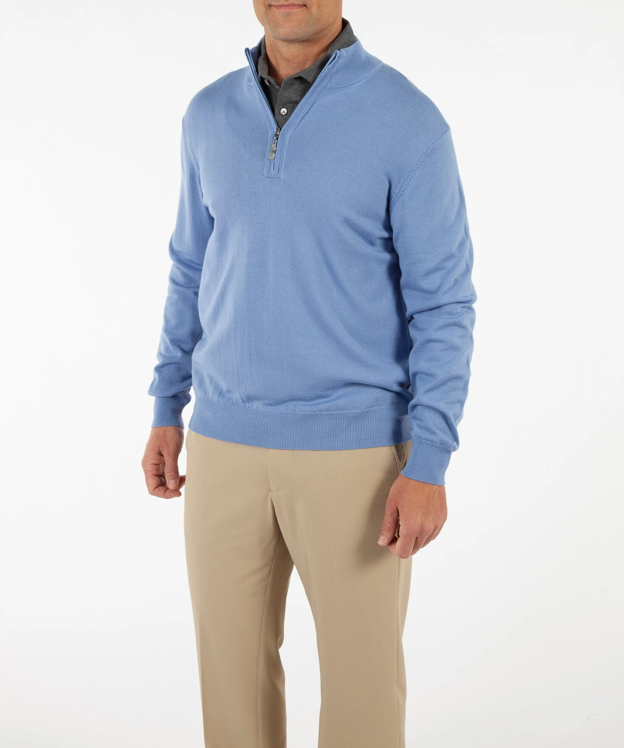 Signature 100% Merino Wool Quarter-Zip Sweater