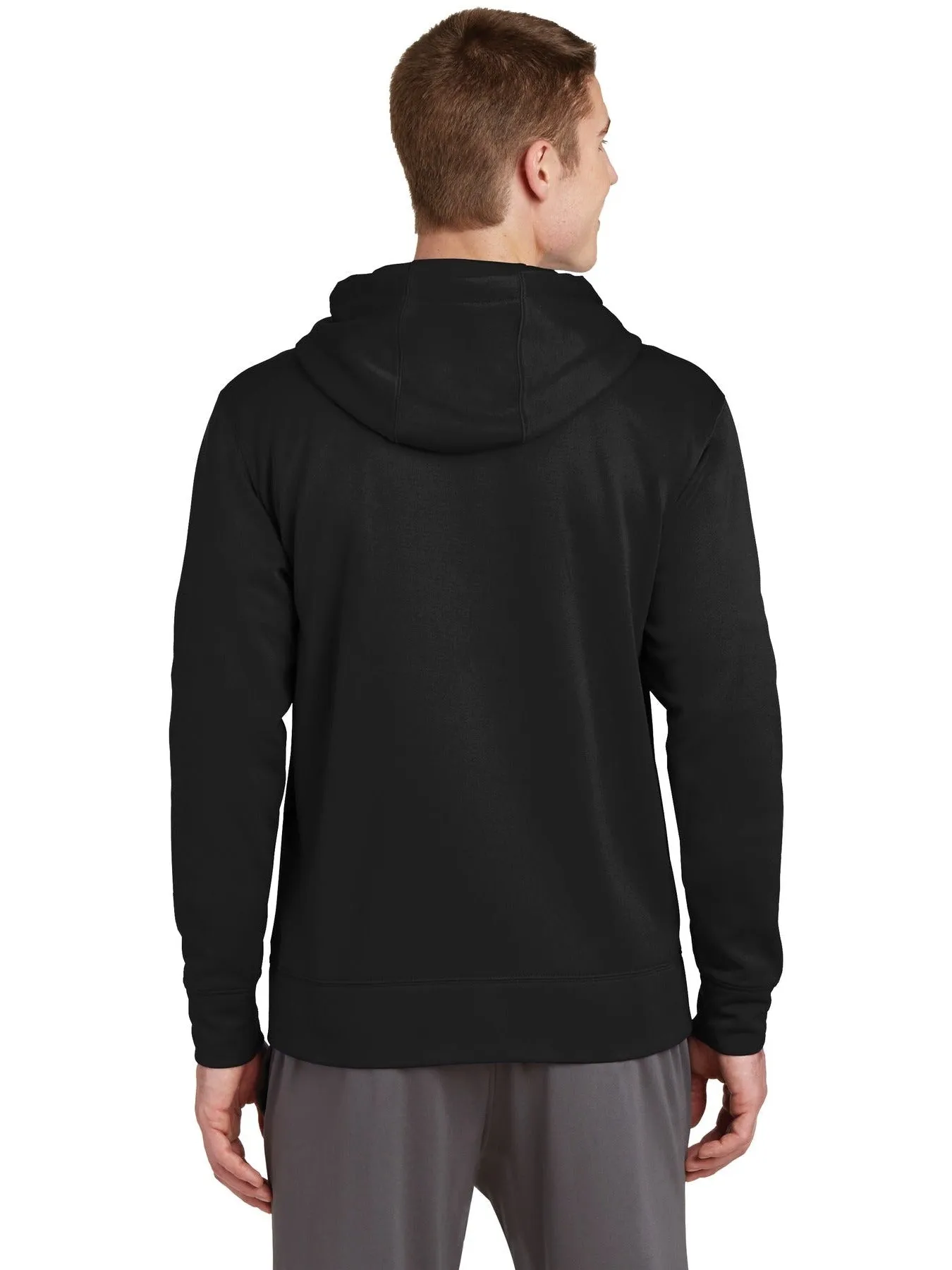 Sport-Tek Sport-Wick Fleece Full-Zip Hooded Jacket