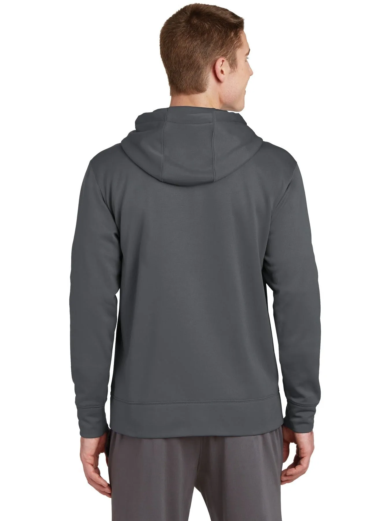 Sport-Tek Sport-Wick Fleece Full-Zip Hooded Jacket