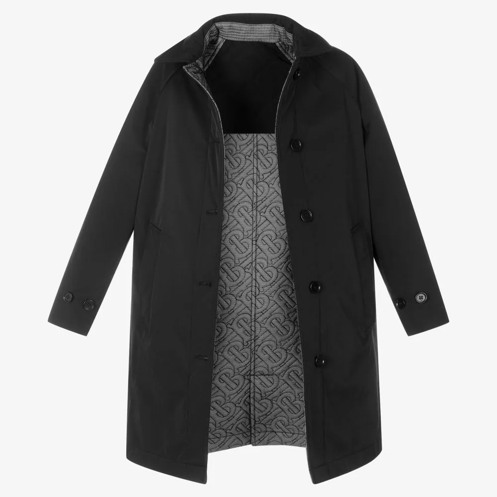 Teen Black Reversible Coat