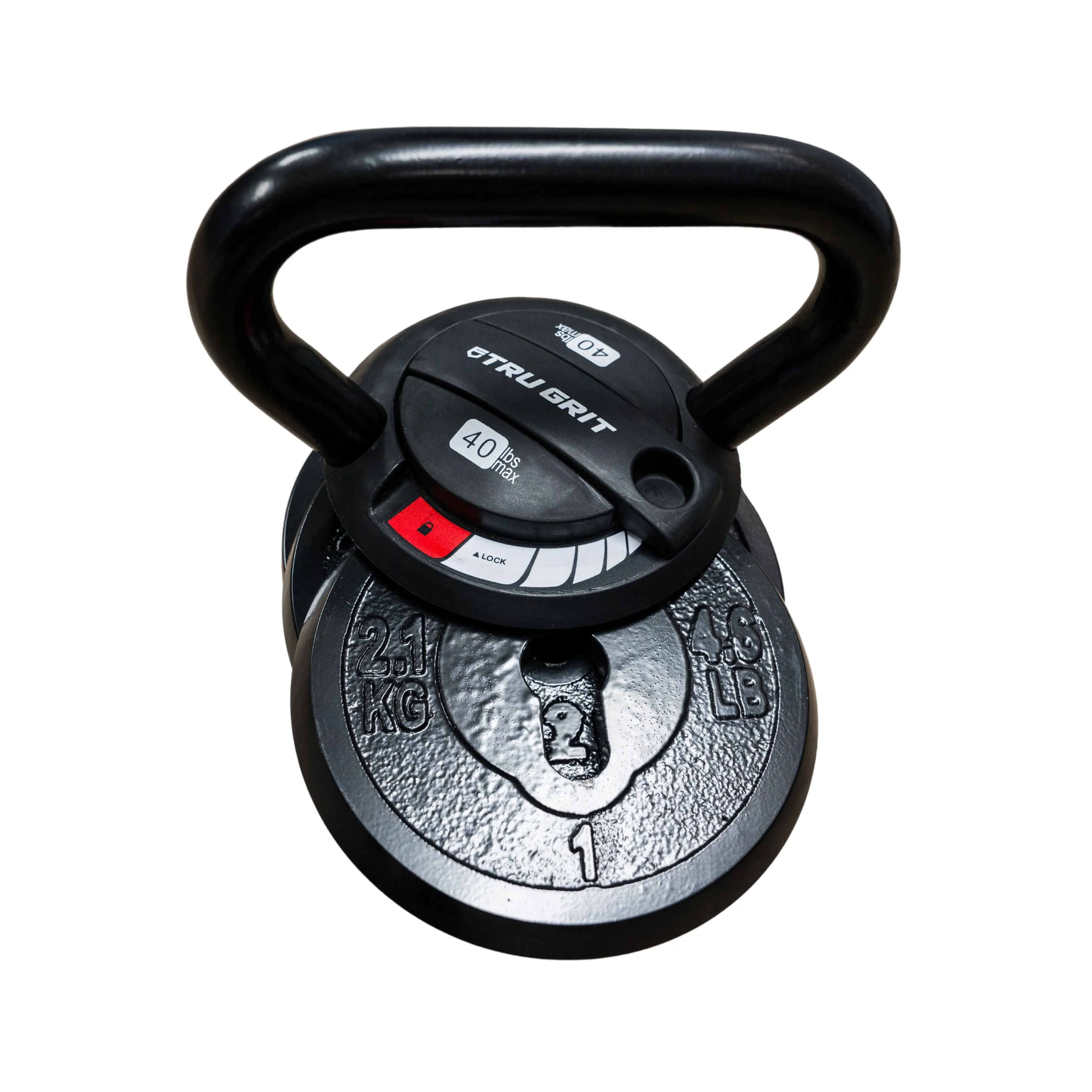 TRU GRIT 40 lbs. Adjustable Kettlebell