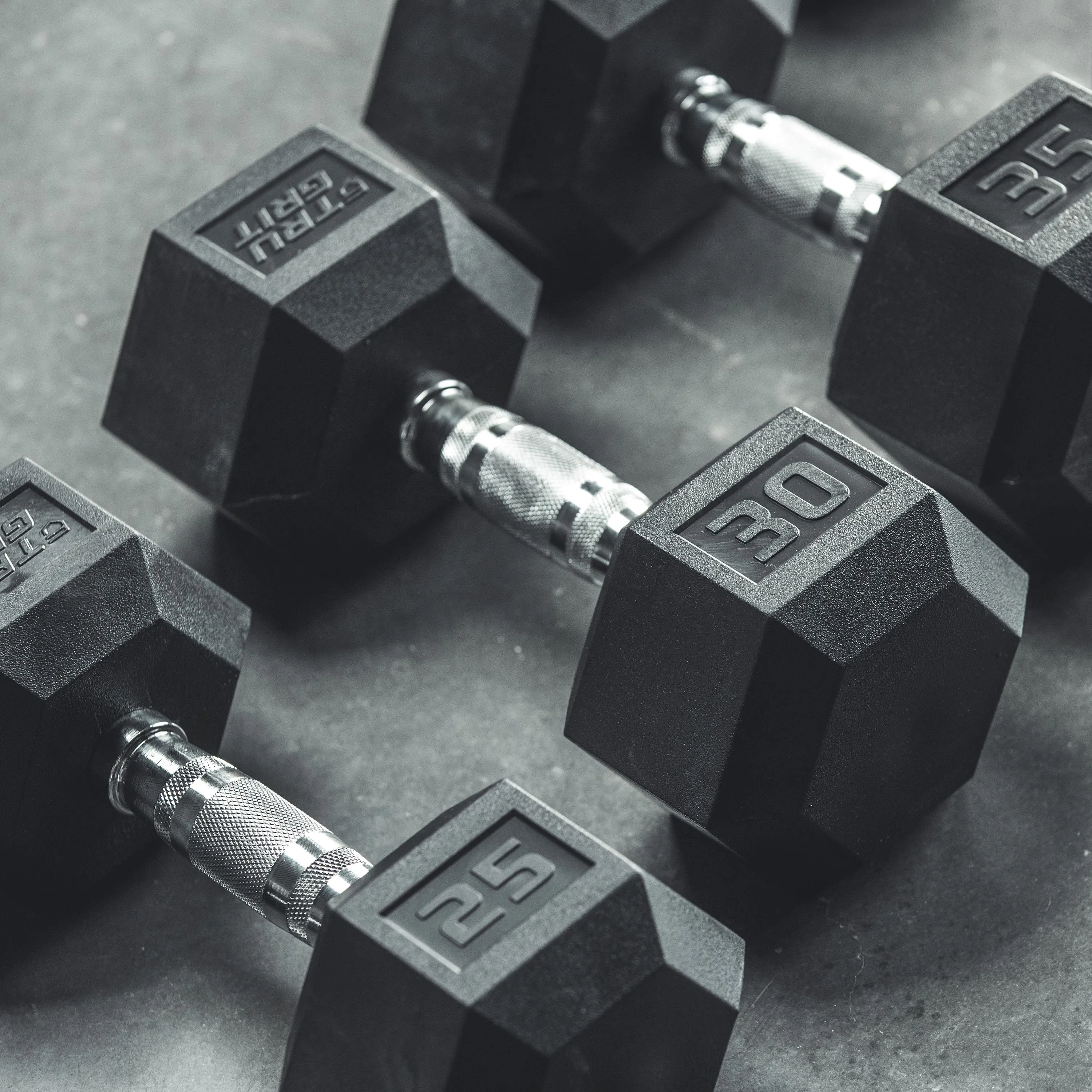 TRU GRIT 40 lbs. Single Hex Elite Dumbbell