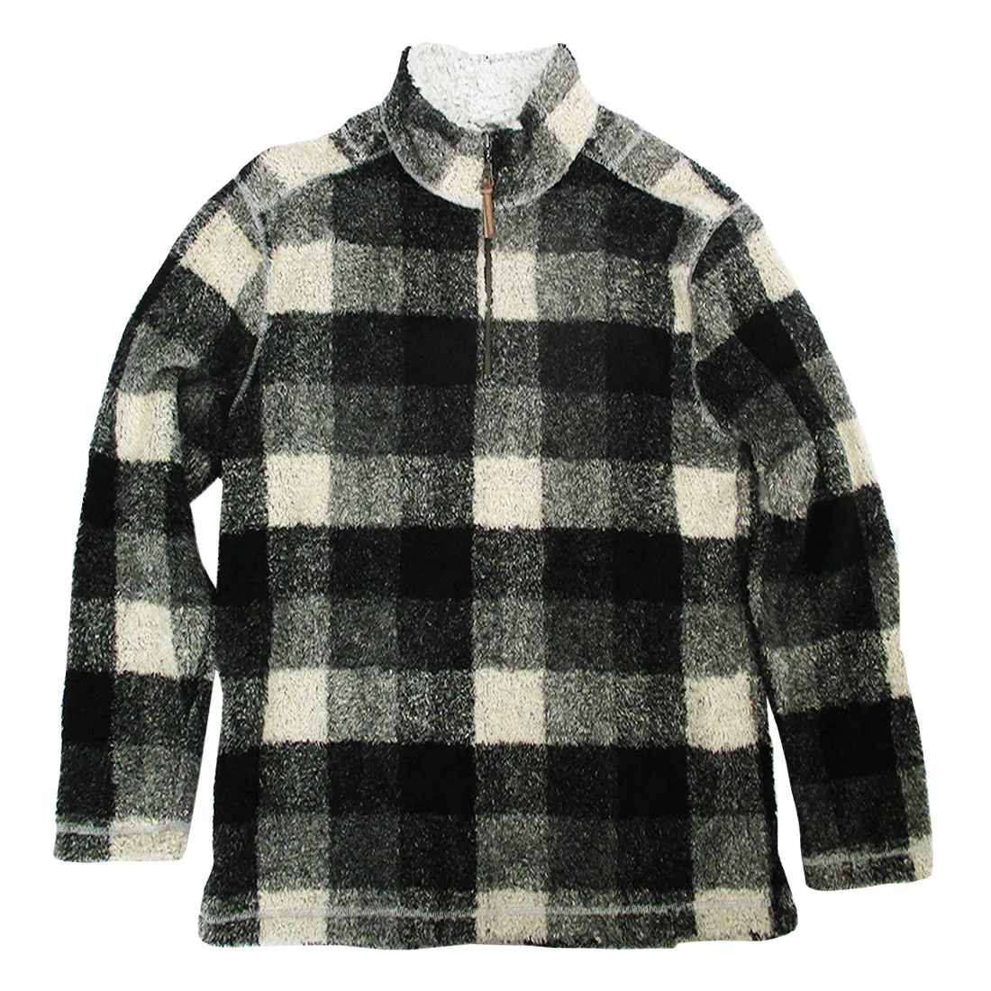 True Grit Melange Plaid Quarter Zip - Men's