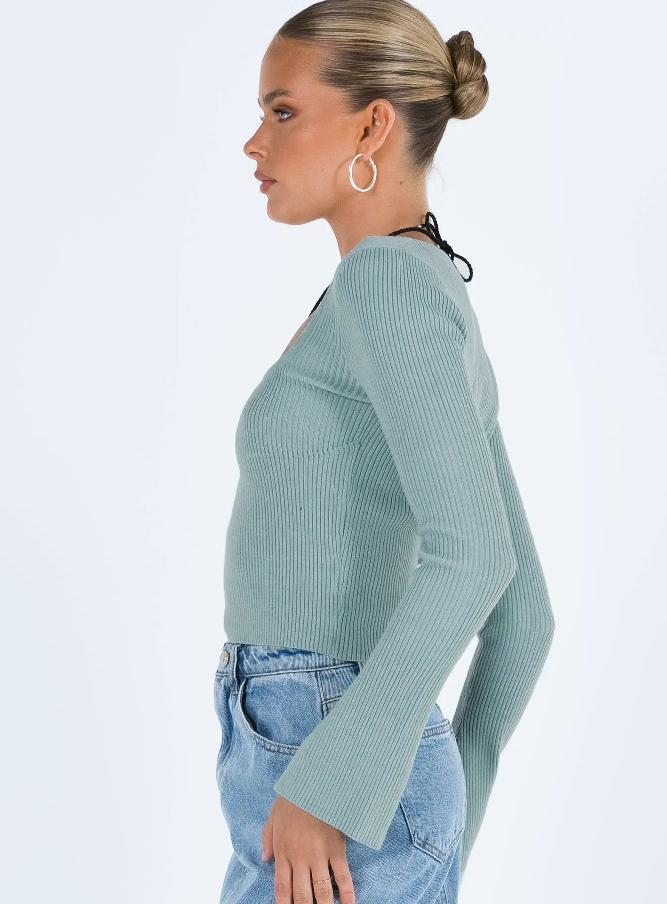 Unley Long Sleeve Top Blue