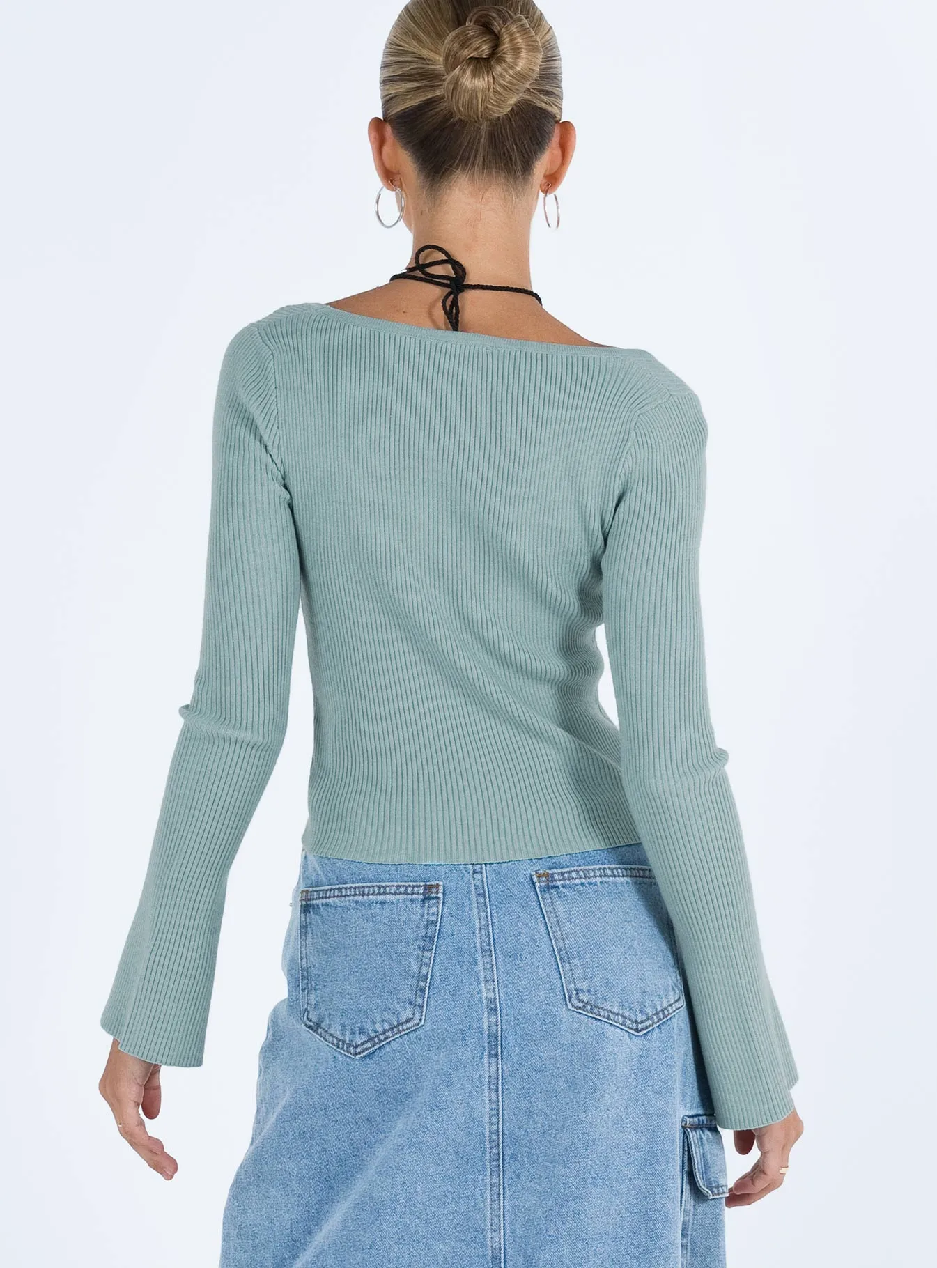 Unley Long Sleeve Top Blue