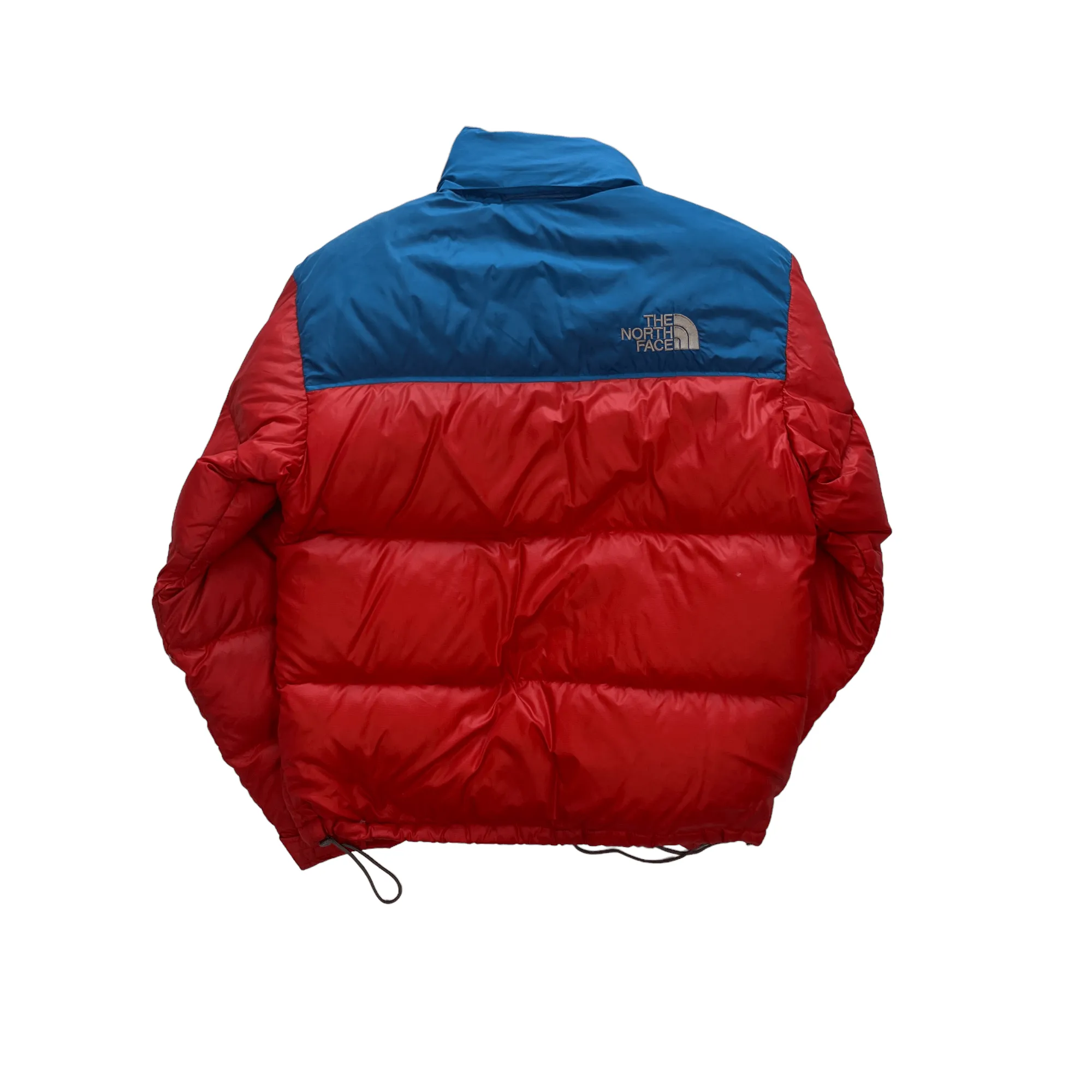 Vintage Red + Blue The North Face (TNF) Puffer Coat - Small